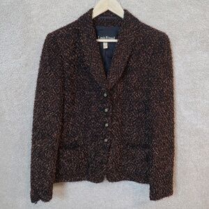 Vintage Louis Feraud‎ Blazer size 10 Wool Blend